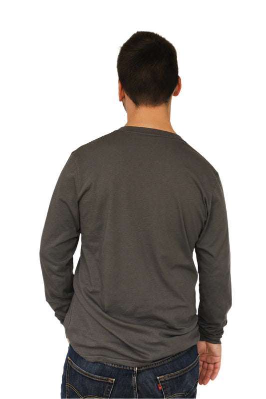 Logo & EKG Sleeve Logo Unisex Long Sleeve Tee