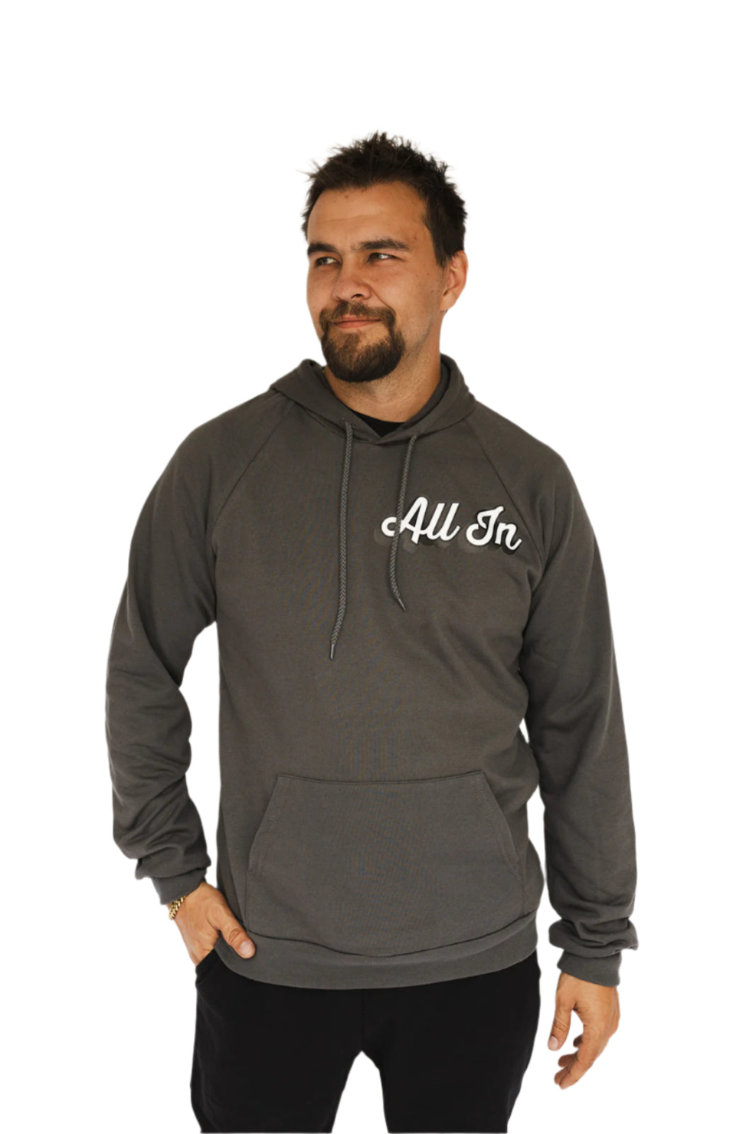 All In Cursive Unisex Hoodie