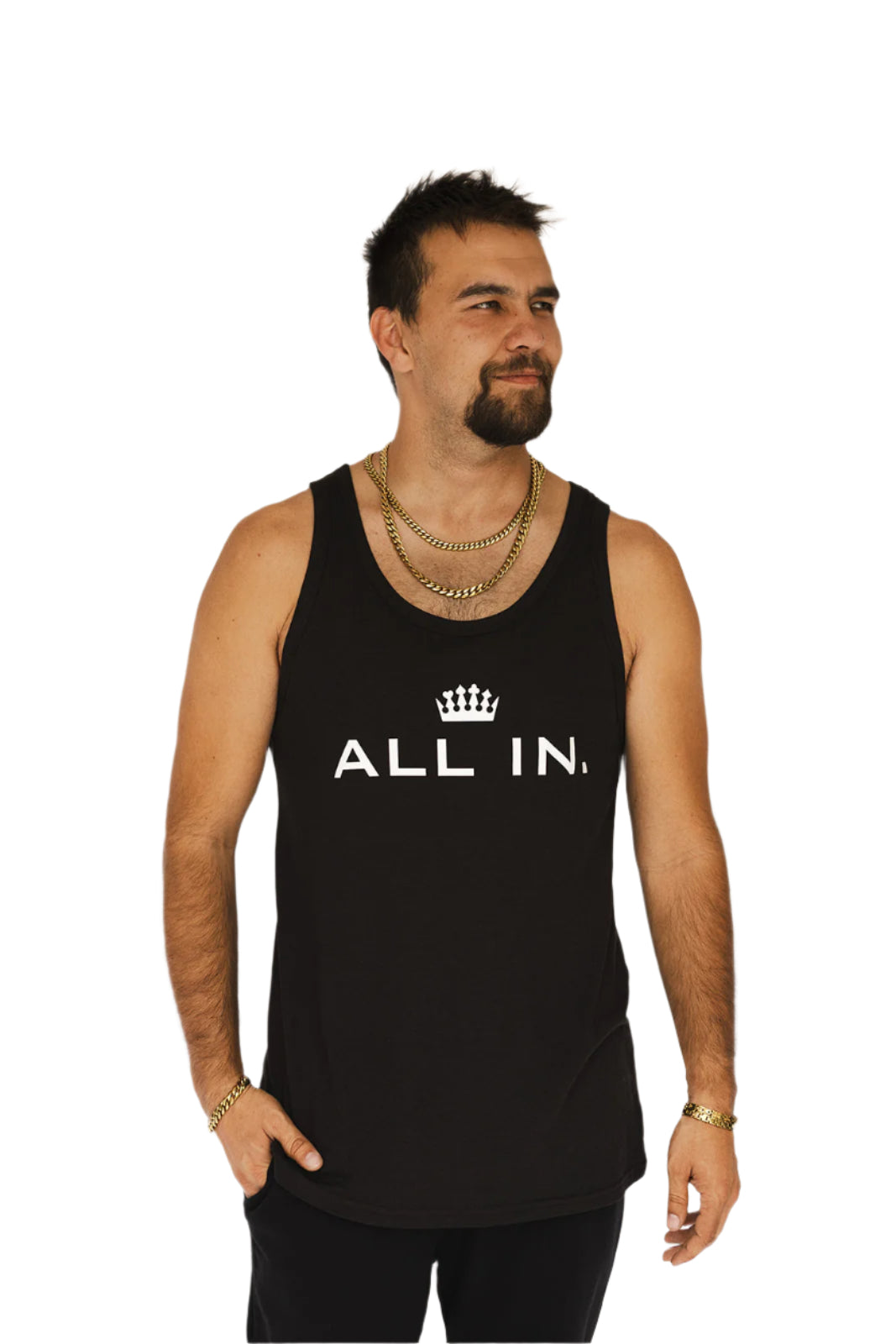 ALL IN. Crown Unisex Tank