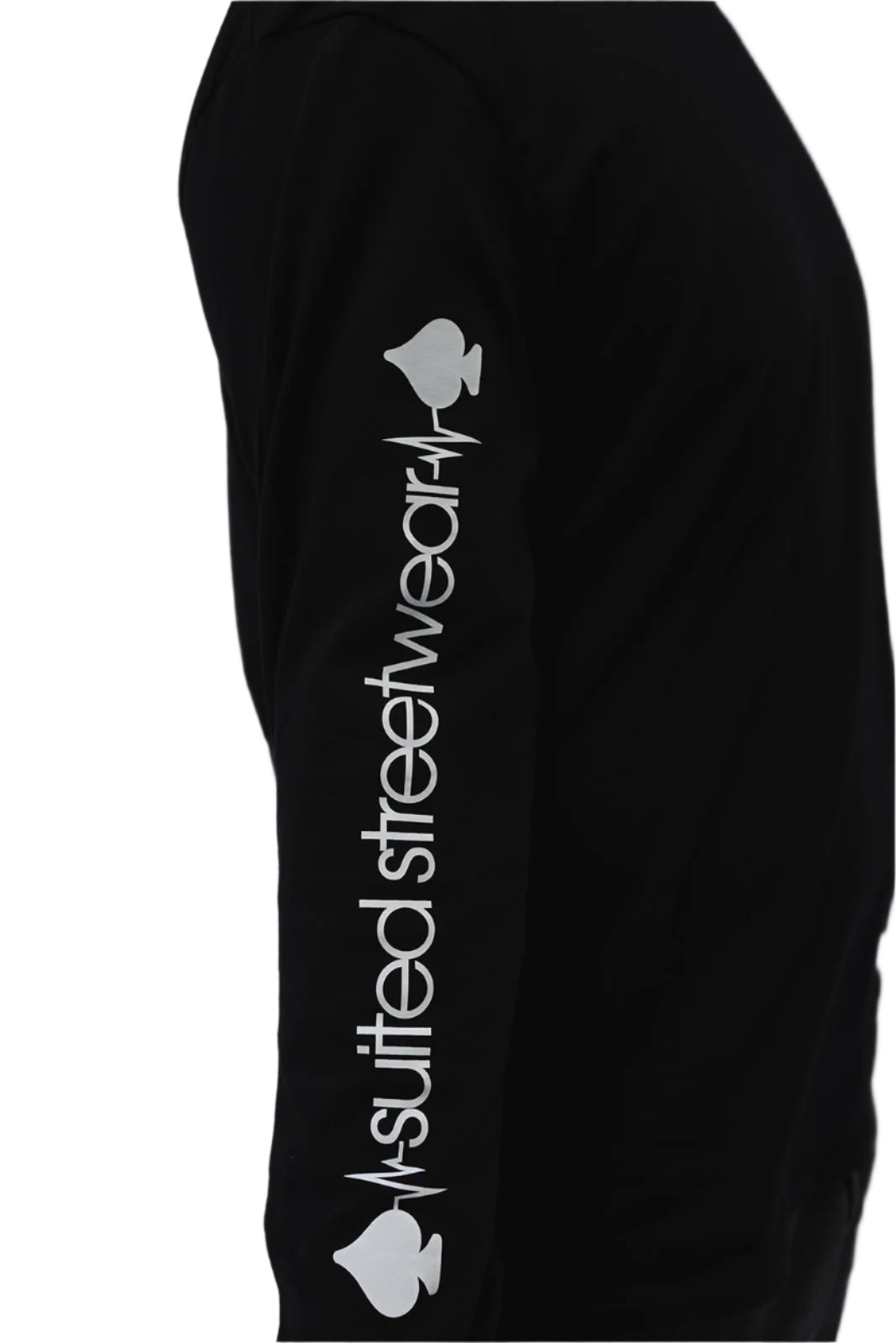 Logo & EKG Sleeve Logo Unisex Long Sleeve Tee