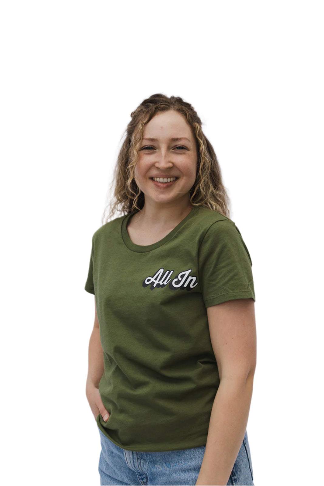 All In Cursive Women's Tee