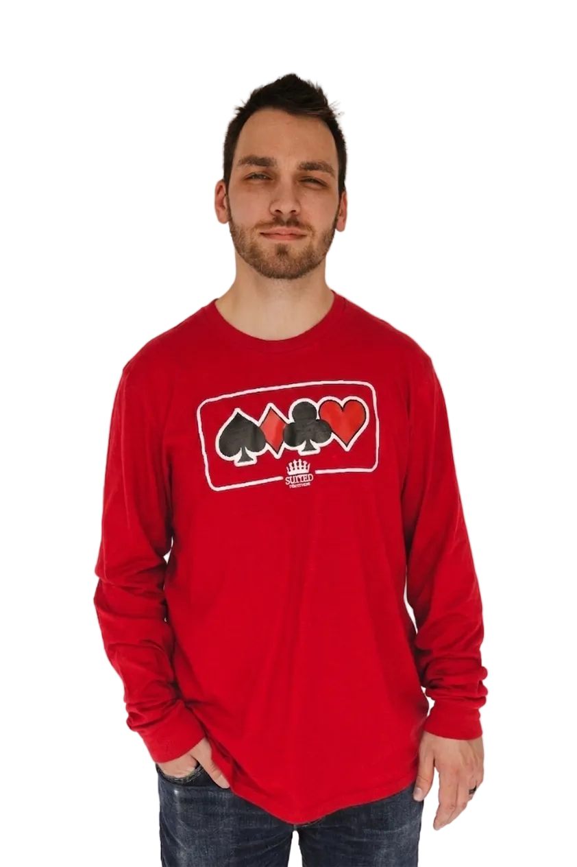 Four Suits Unisex Long Sleeve Tee
