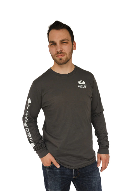 Logo & EKG Sleeve Logo Unisex Long Sleeve Tee