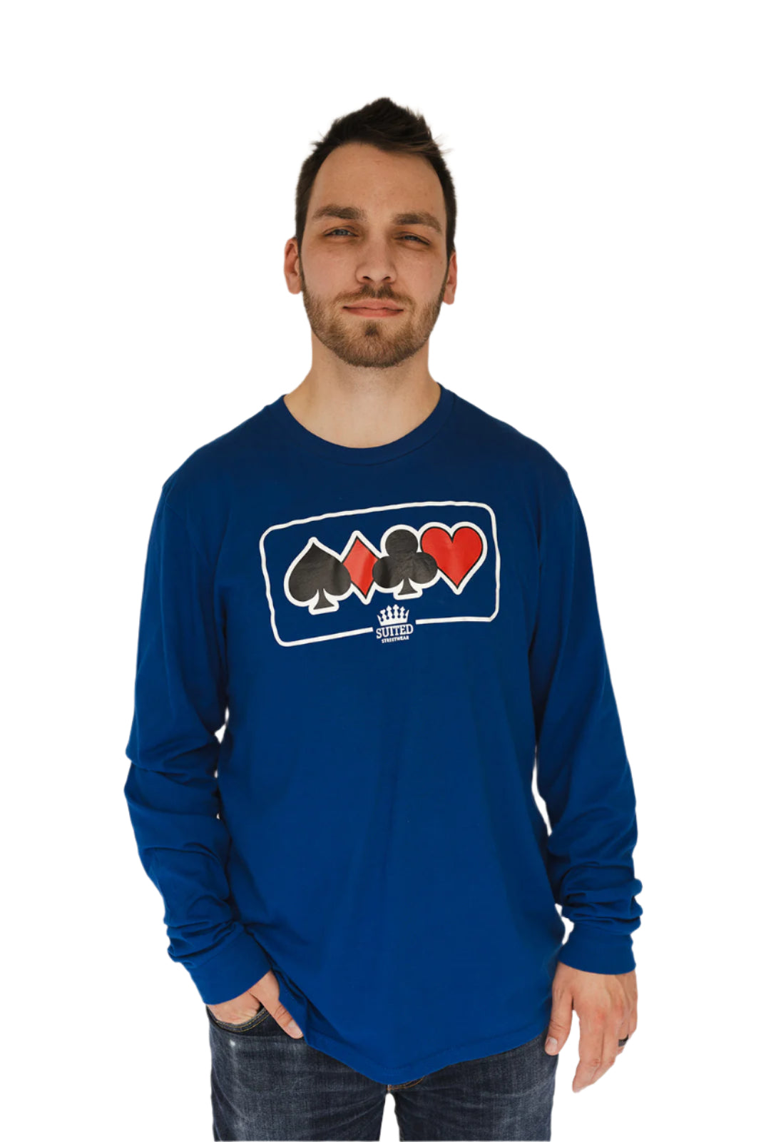 Four Suits Unisex Long Sleeve Tee
