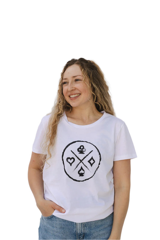 Distressed Suits Unisex Tee (Womens)