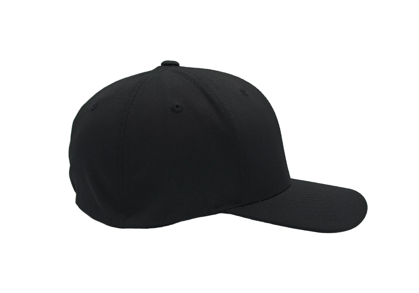 Suited Streetwear Crown Logo Fitted Hat - Black
