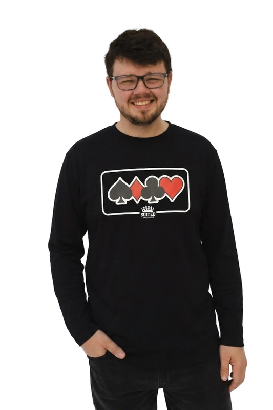 Four Suits Unisex Long Sleeve Tee